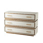 Dresser STACKED FASCINATE CHEST (MORNING WHITE)