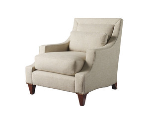 Armchair BAKER MAX CLUB CHAIR BY THOMAS PHEASANT