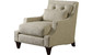 Armchair BAKER MAX CLUB CHAIR - TUFTED BY THOMAS PHEASANT