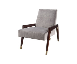 Armchair BAKER SLING LOUNGE CHAIR BY THOMAS PHEASANT