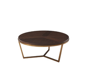 SMALL FISHER ROUND COCKTAIL TABLE