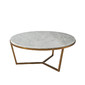 SMALL FISHER ROUND COCKTAIL TABLE (MARBLE)