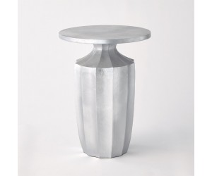 Flirt Drink Table-silver leaf