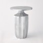 Flirt Drink Table-silver leaf