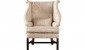 Armchair CHIPPENDALE SCROLLED WING CHAIR