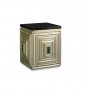 Jade Accent Table, Black Lacquer