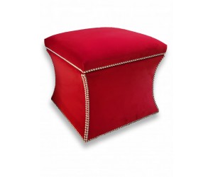 STORRAGE OTTOMAN RED