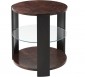 Side table Walnut Reflection